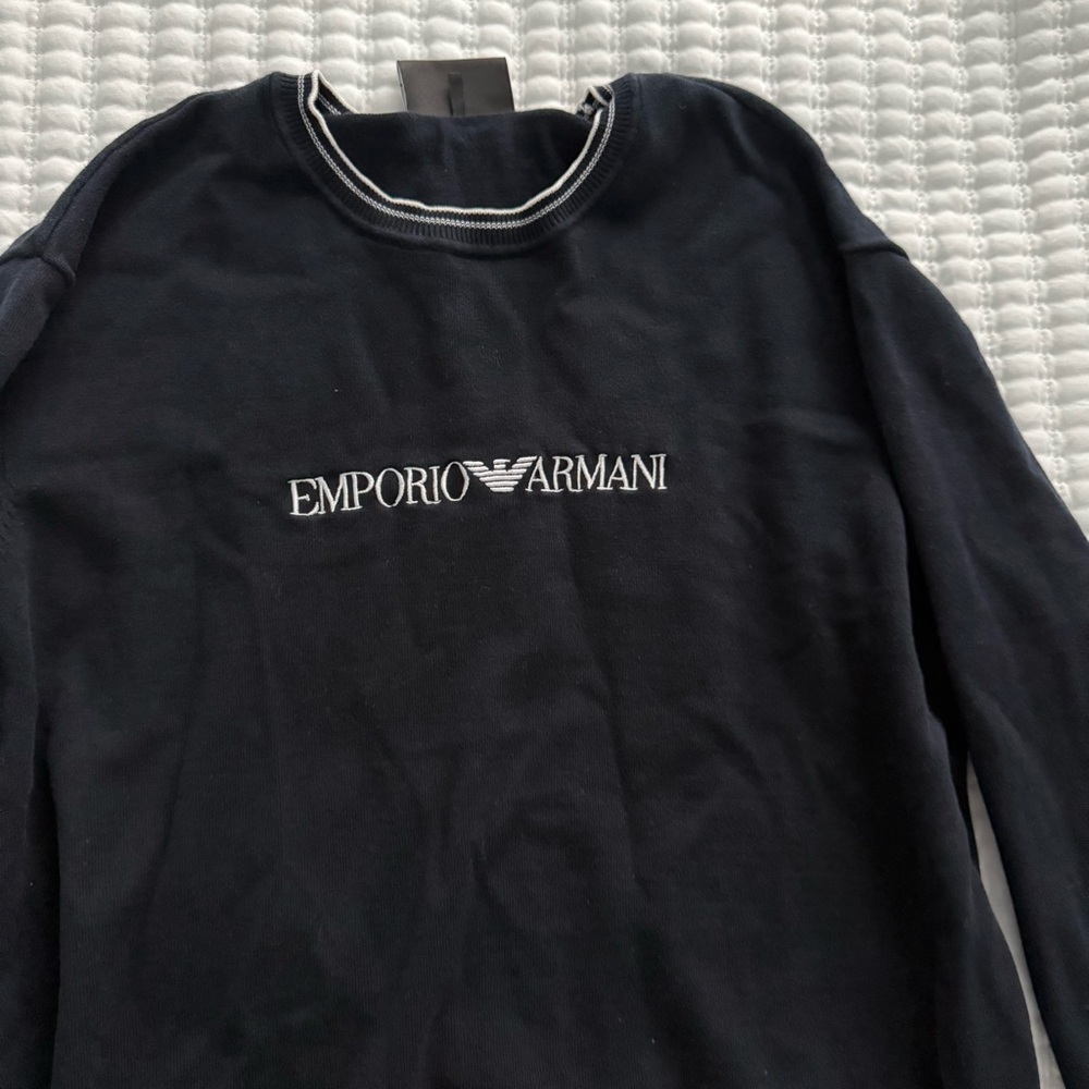 Emporio Armani Navy Sweatshirt